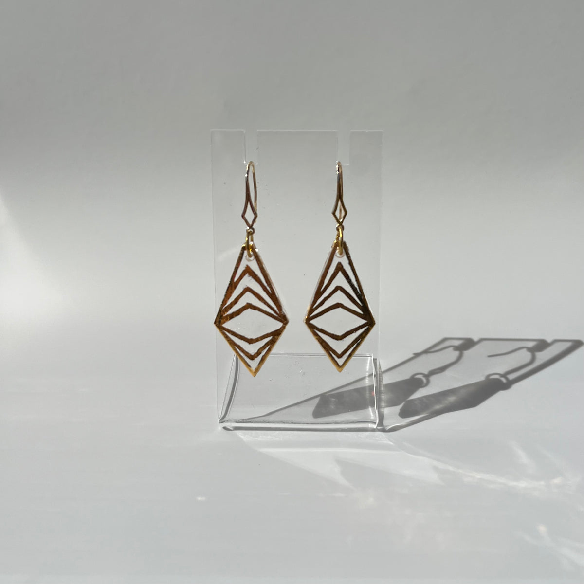 1 Diamond Drop Earrings