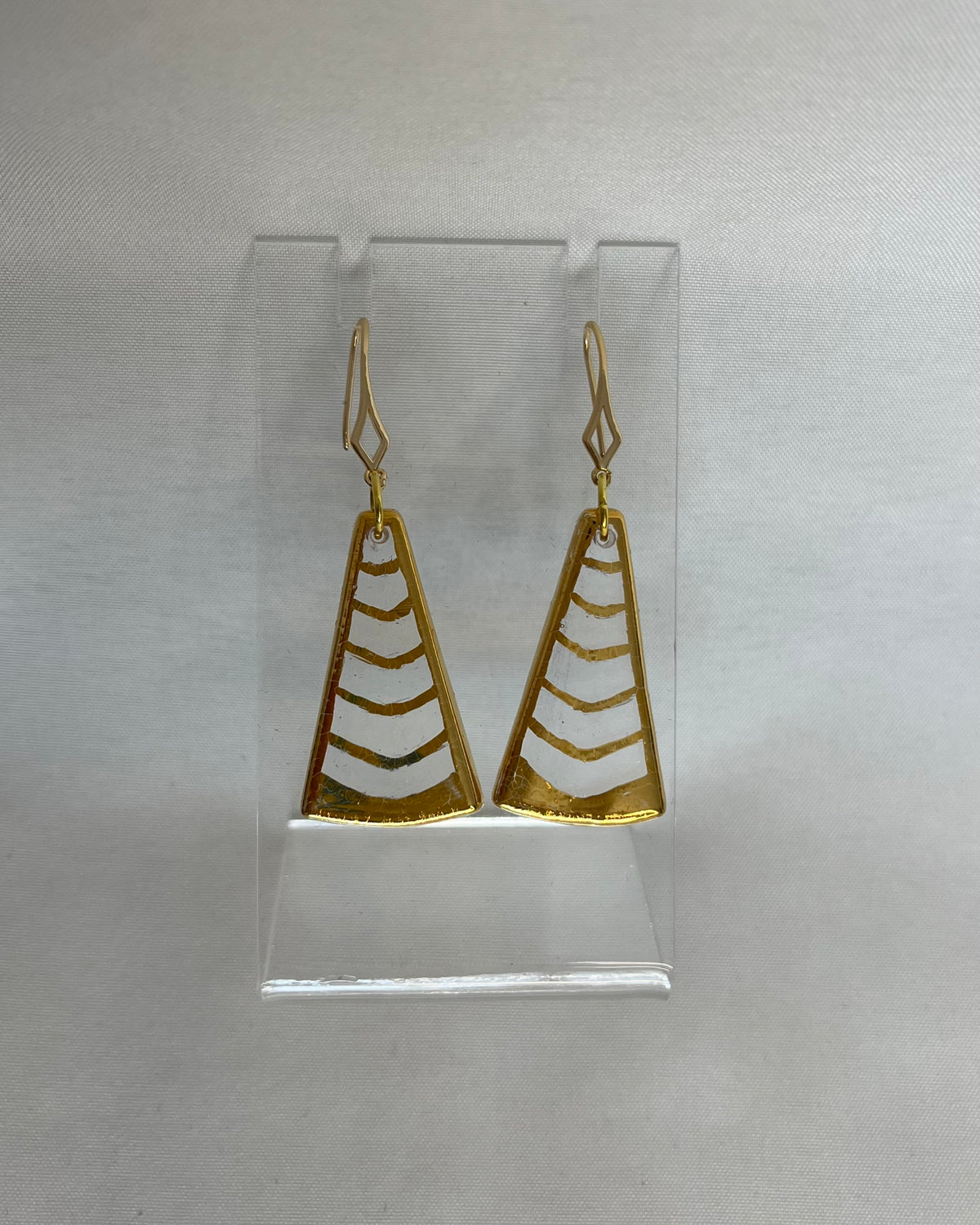 1 Triangle Drop Earrings