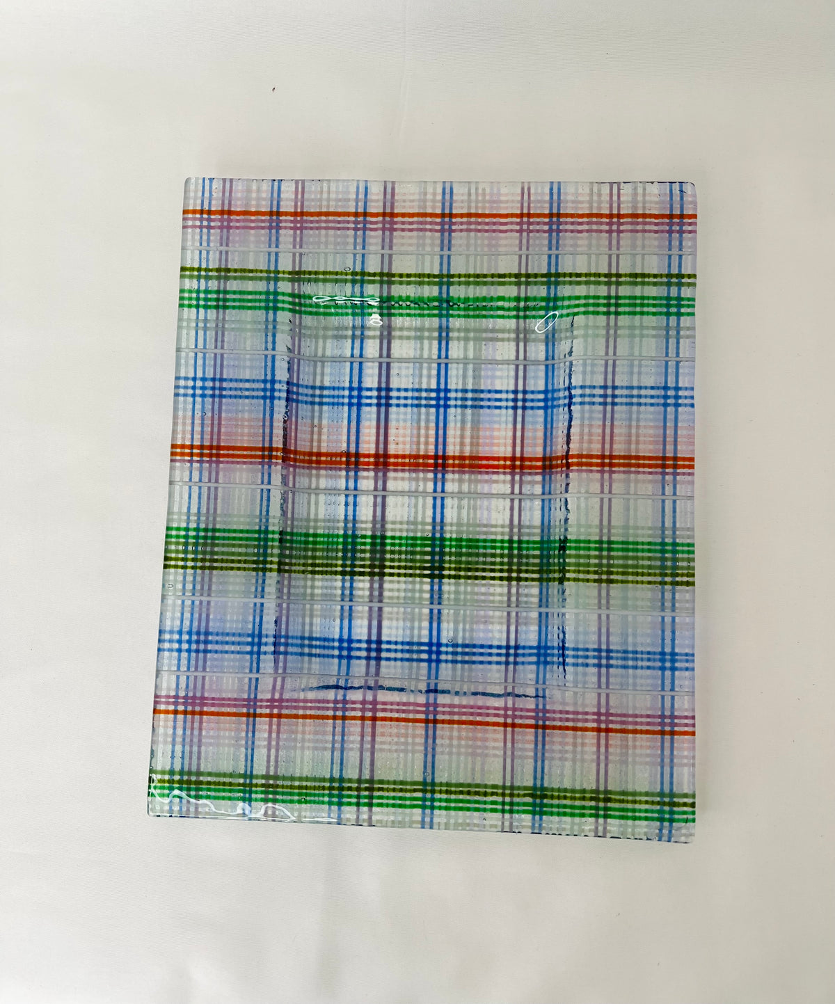 4 Trinket or Soap Dish (Large) in Plaid