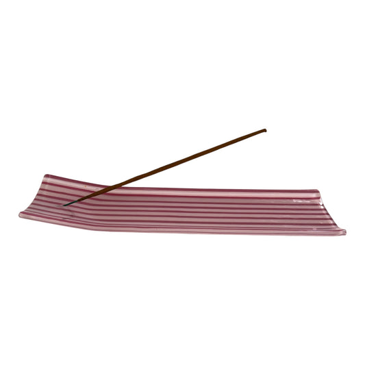 6 Incense Holder Pink Stripe